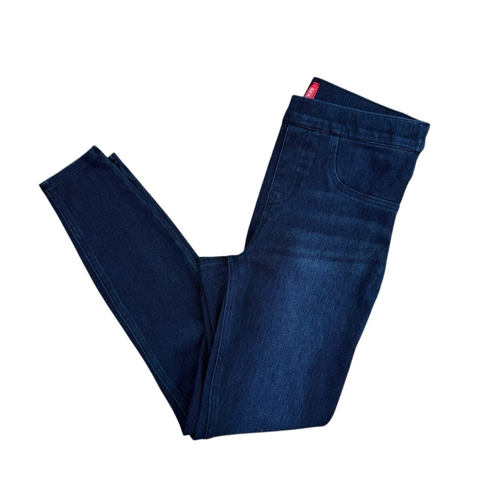 SPANX Jean-ish Dark Wash Leggings Size Small